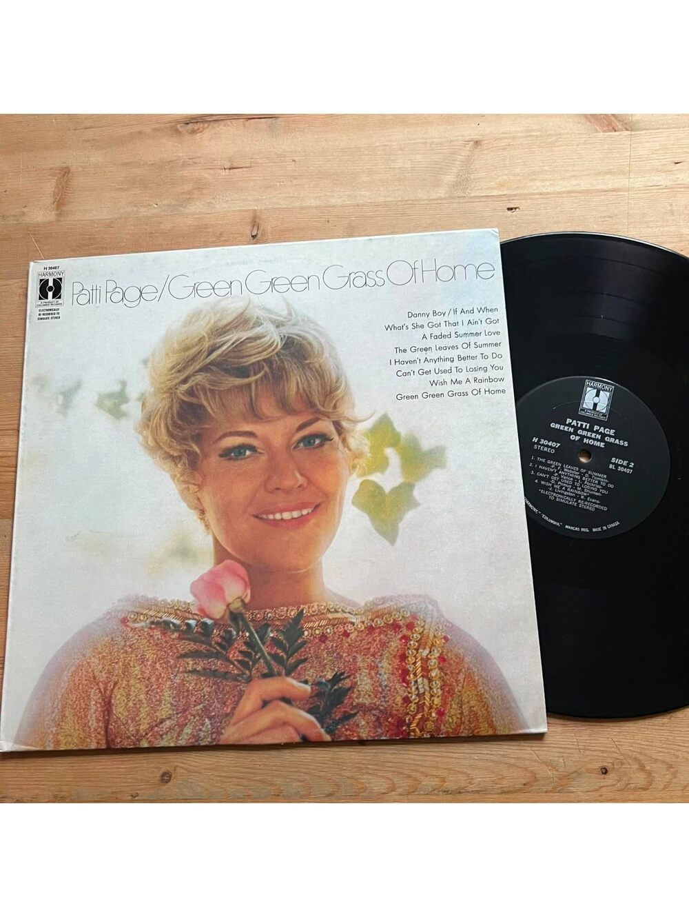 Patti Page - Green Green Grass of Home 33rpm VG+ VR22